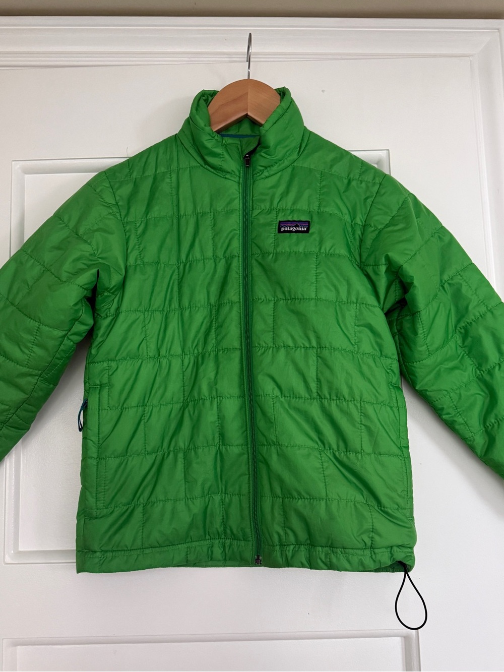Patagonia Kids Green Nanopuff Puffer Jacket